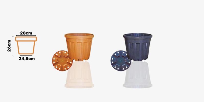 10 Litre Polietilen HDPE Saksı