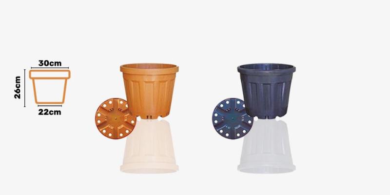 12,5 Liter Polyethylene Hdpe Flower Pot