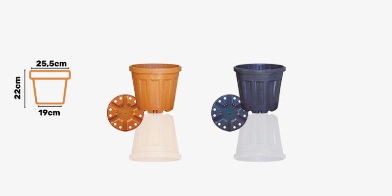 7,5 Liter Polyethylene Hdpe Flower Pot