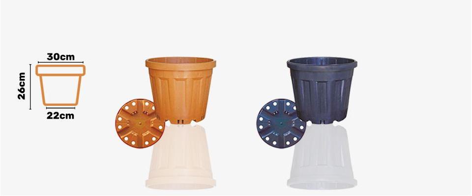 12,5 Liter Polyethylene Hdpe Flower Pot