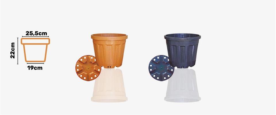 7,5 Liter Polyethylene Hdpe Flower Pot